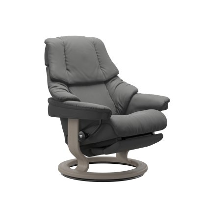 Stressless Reno Chair with footstool integrated