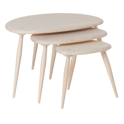 Ercol 7354G - Pebble Nest Of Tables Ercol 7354G - Pebble Nest Of Tables