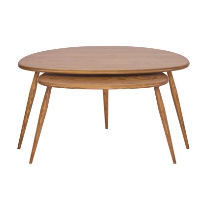 Ercol 7356G - Pebble Coffee Table Nest Ercol 7356G - Pebble Coffee Table Nest
