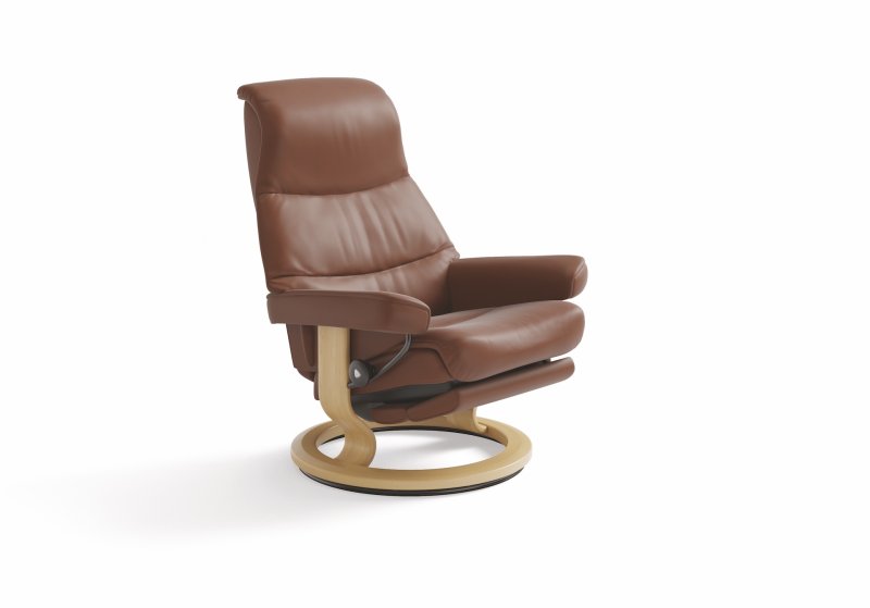 Stressless View Chair with footstool integrated Stressless View Chair with footstool integrated