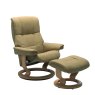 Stressless Quickship Mayfair Medium Classic Chair with Footstool Stressless Quickship Mayfair Medium Classic Chair with Footstool